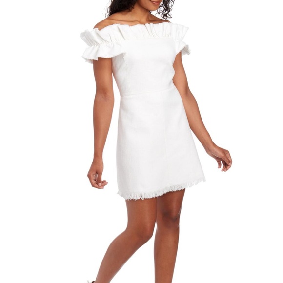 BNWT Rebecca Taylor Knit Off-the-Shoulder Dress - Picture 3 of 8